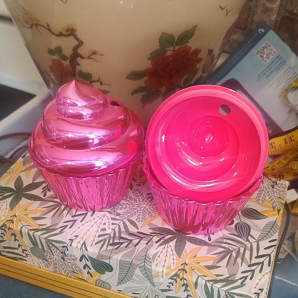 Shiny Pink Cupcake Toy for Kids